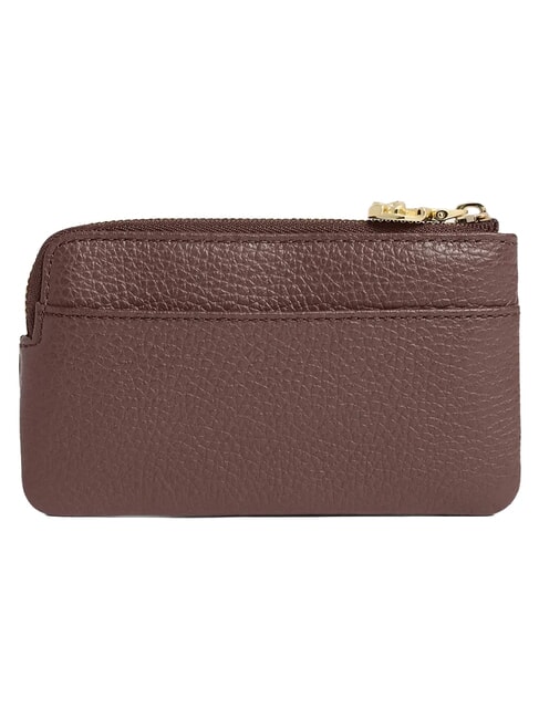 C-ME SOFTY  Astuccio portachiavi/portamonete in pelle berry - Portafogli Donna