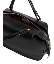 COCCINELLE LIZZIE Borsa a mano con tracolla, in pelle Nero - Borse Donna - 4