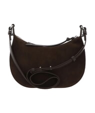 COCCINELLE FUJIKO SUEDE BI Borsa a tracolla in pelle scamosciata fango - Borse Donna - 3