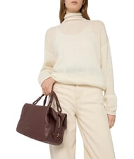 COCCINELLE LIZZIE Borsa a mano con tracolla, in pelle berry - Borse Donna - 2