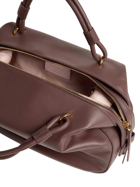 LIZZIE Borsa a mano con tracolla, in pelle berry - Borse Donna