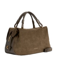 COCCINELLE LIZZIE SUED.BIM Borsa a mano con tracolla, in pelle fango - Borse Donna - 3