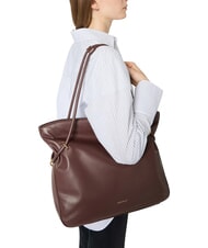 COCCINELLE LIZZIE Borsa shopping a spalla, in pelle berry - Borse Donna - 2