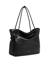 COCCINELLE LIZZIE Borsa shopping a spalla, in pelle Nero - Borse Donna - 2