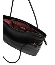 COCCINELLE LIZZIE Borsa shopping a spalla, in pelle Nero - Borse Donna - 3