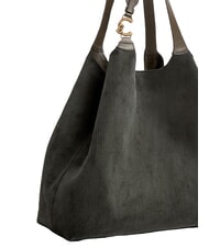 COCCINELLE C-EASY CORDURO Borsa shopping a spalla, in pelle fango - Borse Donna - 3