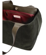 COCCINELLE C-EASY CORDURO Borsa shopping a spalla, in pelle fango - Borse Donna - 4