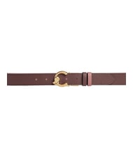 COCCINELLE C-ME BICOLOR  Cintura reversibile in pelle berry/wint.rose - Cinture - 3