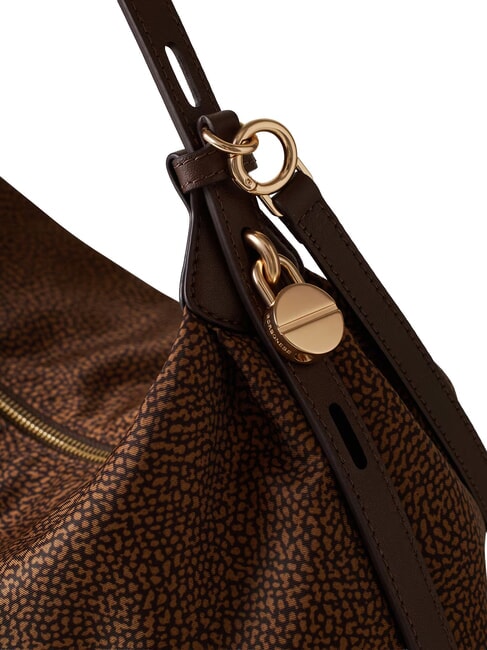PRIVE L Borsa a spalla, con tracolla castagno - Borse Donna