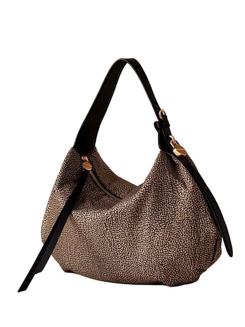 PRIVE L Borsa a spalla, con tracolla OP/NATURALE/NERO - Borse Donna