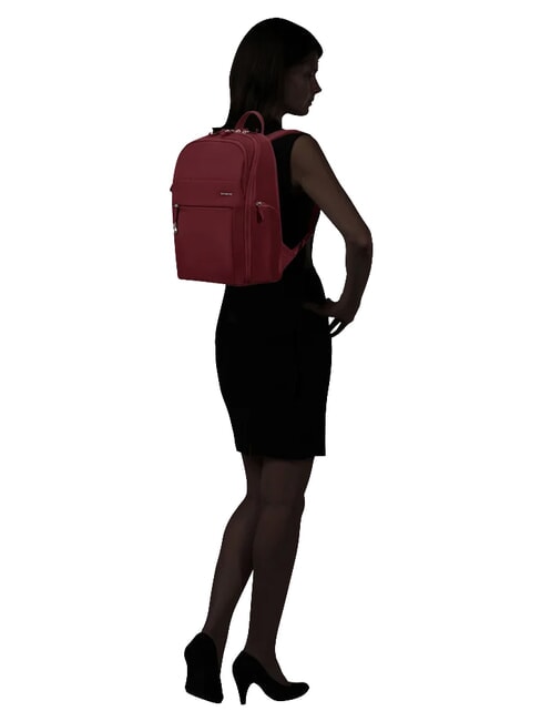 MOVE 5.0 Zaino in nylon porta pc 14" bordeaux - Borse Donna