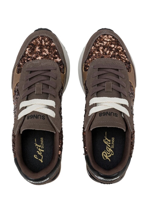 BIG ALLY SEQUIN Sneakers marrone - Scarpe Donna