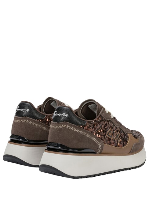 BIG ALLY SEQUIN Sneakers marrone - Scarpe Donna