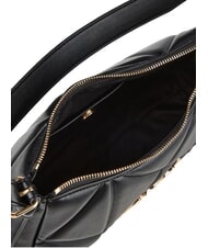 LOVE MOSCHINO EMBOSSED QUILTED Borsa a spalla, regolabile Nero - Borse Donna - 3