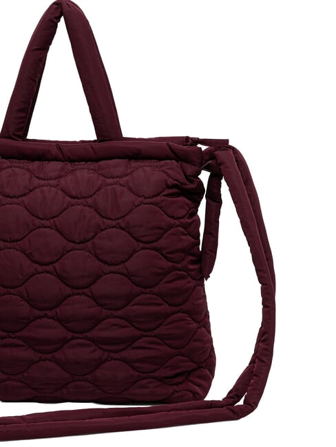 PUFF Borsa a mano, con tracolla bordeaux - Borse Donna