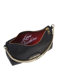 LOVE MOSCHINO CITY CORE Borsa a spalla, con tracolla a catena Nero - Borse Donna - 4