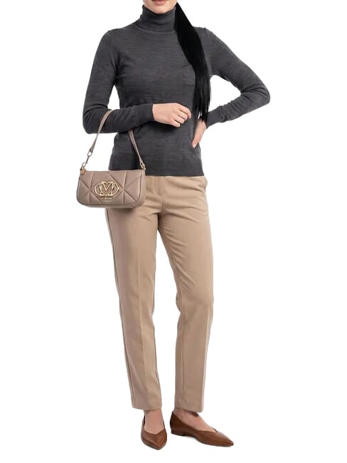 EMBOSSED QUILTED Borsa a spalla sabbia - Borse Donna