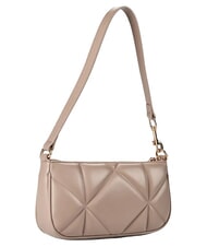 LOVE MOSCHINO EMBOSSED QUILTED Borsa a spalla sabbia - Borse Donna - 3