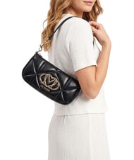 LOVE MOSCHINO EMBOSSED QUILTED Borsa a spalla Nero - Borse Donna - 2