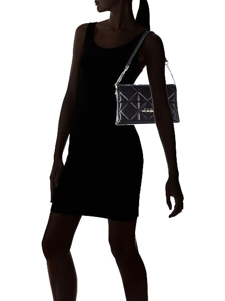 OVAL FRIEZE Borsa a spalla Nero - Borse Donna