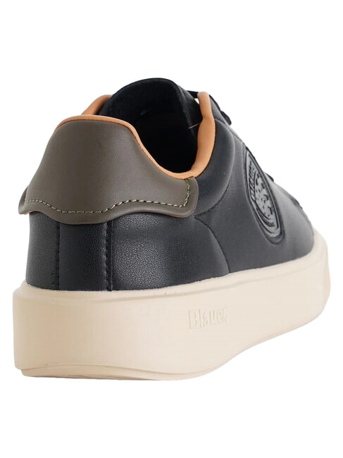 BUCK Sneakers in pelle black/military - Scarpe Uomo