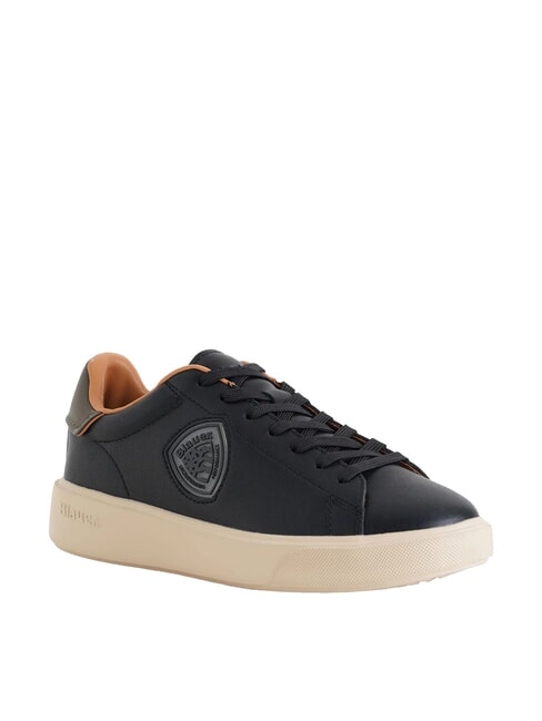 BUCK Sneakers in pelle black/military - Scarpe Uomo
