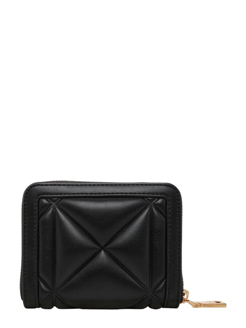 EMBOSSED QUILTED Portafoglio compatto, ziparound Nero - Portafogli Donna