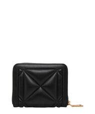 LOVE MOSCHINO EMBOSSED QUILTED Portafoglio compatto, ziparound Nero - Portafogli Donna - 2