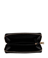 LOVE MOSCHINO EMBOSSED QUILTED Portafoglio large, ziparound Nero - Portafogli Donna - 3