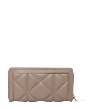 LOVE MOSCHINO EMBOSSED QUILTED Portafoglio large, ziparound sabbia - Portafogli Donna - 2