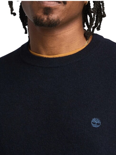 MERINO Maglione girocollo in misto lana dark sapphire/dark denim - Maglie Uomo