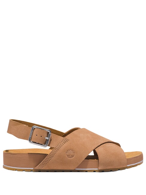 MALIBU WAVES Sandali in pelle indian tan - Scarpe Donna