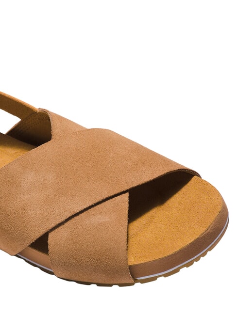 MALIBU WAVES Sandali in pelle indian tan - Scarpe Donna