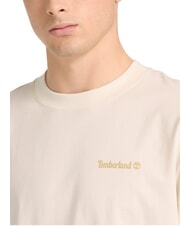 TIMBERLAND MAGNET T-shirt a maniche corte, puro cotone vintage white - T-shirt Uomo - 3