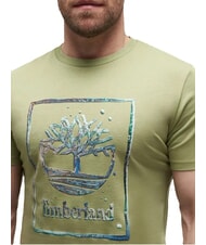 TIMBERLAND WATER T-shirt a maniche corte, puro cotone light green - T-shirt Uomo - 4