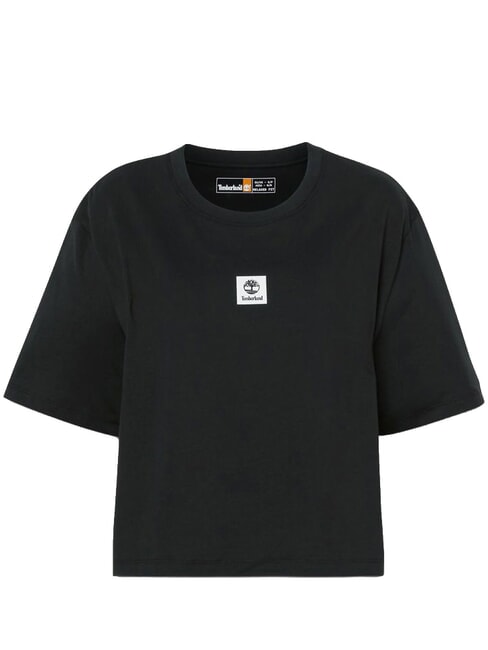 STACK LOGO  T-Shirt in cotone NERO - T-shirt e Top Donna