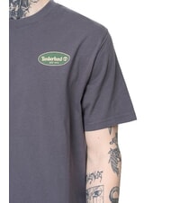 TIMBERLAND GAS STATION T-shirt a maniche corte, puro cotone blackened pearl - T-shirt Uomo - 5