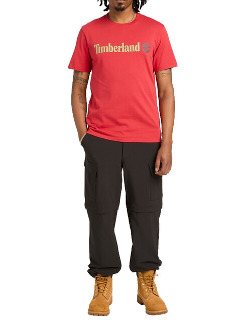 KENNEBEC RIVER LINEAR LOGO T-shirt in cotone american beauty - T-shirt Uomo