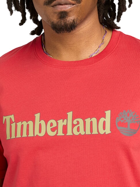 KENNEBEC RIVER LINEAR LOGO T-shirt in cotone american beauty - T-shirt Uomo