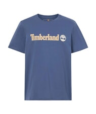TIMBERLAND KENNEBEC RIVER LINEAR LOGO T-shirt in cotone oceana - T-shirt Uomo - 5