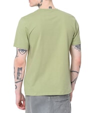 TIMBERLAND KENNEBEC RIVER LINEAR LOGO T-shirt in cotone light green - T-shirt Uomo - 2