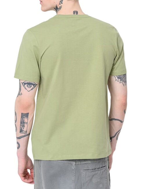 KENNEBEC RIVER LINEAR LOGO T-shirt in cotone light green - T-shirt Uomo