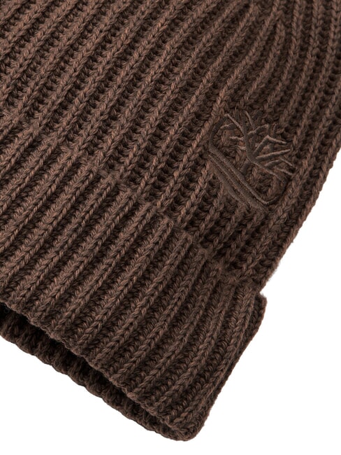 WOOL Cappello misto lana chocolate - Cappelli