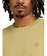 TIMBERLAND DUNSTAN RIVER T-Shirt in cotone light green - T-shirt Uomo - 4