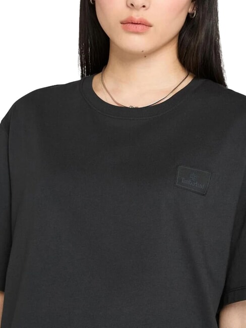 SILICON BADGE T-shirt in cotone, a maniche corte NERO - T-shirt Uomo