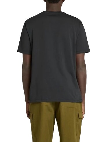 SILICON BADGE T-shirt in cotone, a maniche corte NERO - T-shirt Uomo