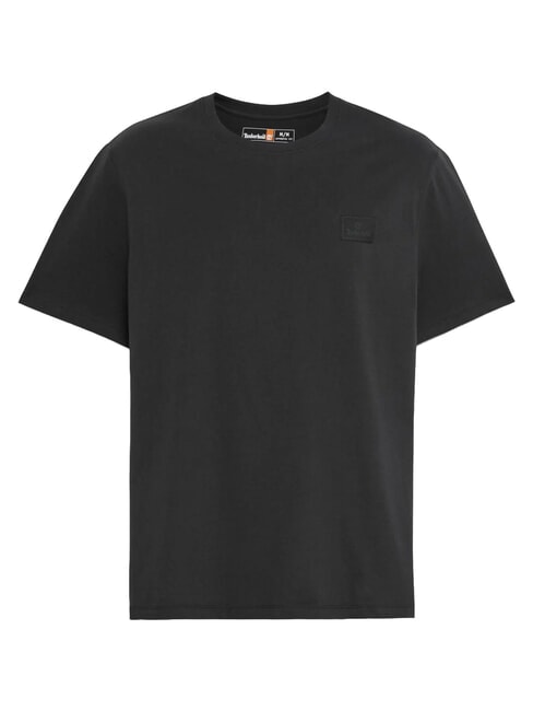 SILICON BADGE T-shirt in cotone, a maniche corte NERO - T-shirt Uomo