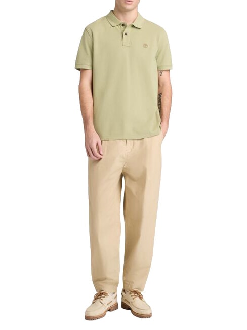 MILLERS RIVER Polo in cotone light green - Polo Uomo