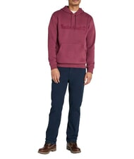 TIMBERLAND EMBROIDERY TONAL Felpa con cappuccio burgundy - Felpe Uomo - 4