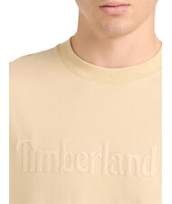 TIMBERLAND EMBROIDERY TONAL T-shirt in cotone putty - T-shirt Uomo - 3